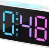 Relojes despertadores, reloj digital de noche con luz nocturna - Imagen 5