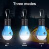Linterna LED para tienda de campaña, bombilla de emergencia portátil impermeable - Imagen 6