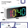 Relojes despertadores, reloj digital de noche con luz nocturna - Imagen 4