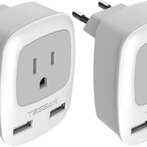 Adaptador de enchufe de viaje europeo
