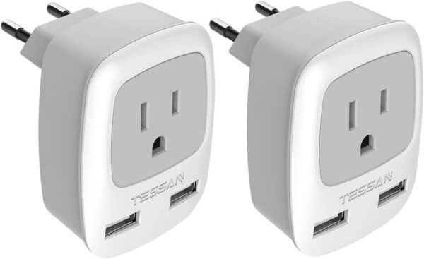 Adaptador de enchufe de viaje europeo
