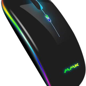 Mouse con Bluetooth delgado de doble modo
