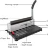 Máquina de encuadernación para 34 agujeros manual de papel - Imagen 3