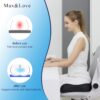 Cojín de espuma viscoelástica para silla de asiento - Imagen 4