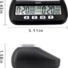 VINJOE Reloj de ajedrez digital profesional para juegos de mesa - Imagen 3