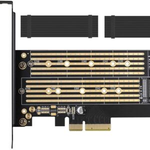 Adaptador dual M.2 PCIE para SATA