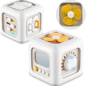 Cubo sensorial ocupado para niños pequeños