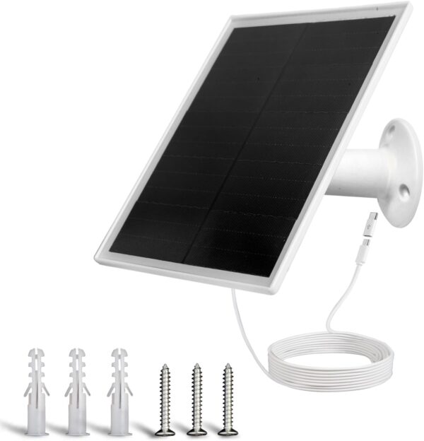 Cargador de panel solar, panel solar para cámara de seguridad