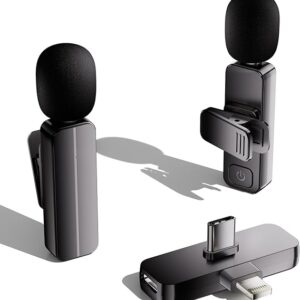 Paquete de 2 mini micrófonos inalámbricos