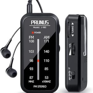 Radio de bolsillo Mini AM FM Radio estéreo portátil