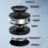 Soporte magnético para teléfono de coche auriglo con rotación de 360° - Imagen 2
