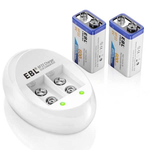 cargador de batería inteligente de 9 V