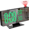 Reloj despertador de proyección digital con pantalla - Imagen 5
