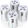 EBL Adaptadores de batería de tamaño D (3 piezas) - Imagen 5