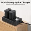cargador de batería de doble ranura con pantalla LCD - Imagen 3