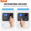 Reloj de hora, reloj de hora de huellas dactilares para empleados - Imagen 4