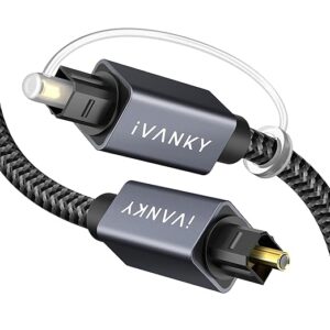 IVANKY Cable de audio óptico de 10 pies de largo