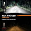 SEALIGHT Bombillas LED H13, 36000LM Ultra Brillo - Imagen 5