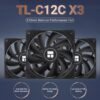 Ventilador de CPU TL-C12C X3 Ventilador de carcasa - Imagen 4