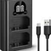 cargador de batería de doble ranura con pantalla LCD - Imagen 5