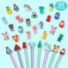 adornos para lápices, de animales, con clip, niños(40 piezas) - Imagen 4