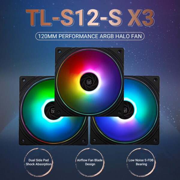 Thermalright Ventilador de CPU paquete de 3