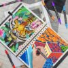 Bolígrafos de pintura acrílica de 24 colores doble punta - Imagen 4