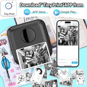 HuiJuKeJi Mini impresora adhesiva Bluetooth