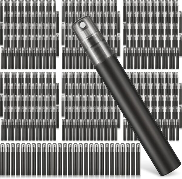 Botellas de aerosol de perfume de 0.3 fl oz de plástico recargables (41 piezas)