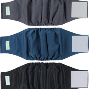 wegreeco Pañales lavables para perros machos