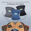 wegreeco Pañales lavables para perros machos - Imagen 5