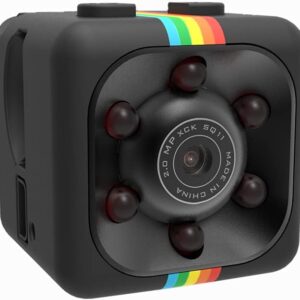 Cámara espía oculta, portátil, minicámara recargable HD 1080P con batería