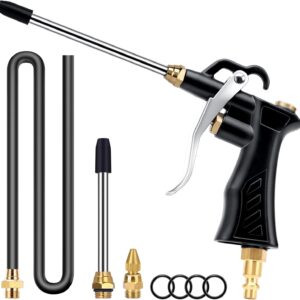 Soplador de aire industrial de latón con boquilla ajustable, manguera de soplado universal