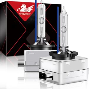 WinPower Bombillas de repuesto para faros delanteros de xenón HID D1S de 35 W, 8000 K, paquete de 2