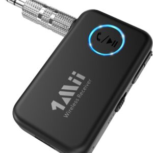1Mii Receptor de música Bluetooth 5.3 para estéreo de coche/hogar