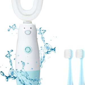 Cepillo de dientes eléctrico para niños, cepillo de dientes en forma de U