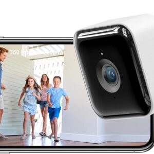 GNCC Cámara de seguridad para interiores con detección de movimiento de 1080P