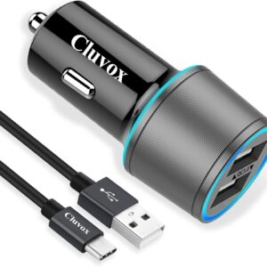 Cargador rápido USB C para automóvil