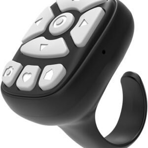 Anillo de desplazamiento TikTok, control remoto para Tiktok, anillo de control remoto Bluetooth