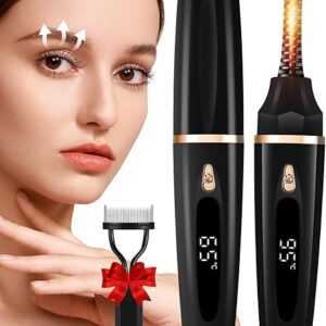 Rizadores de pestañas con calefacción, rizador de pestañas con peine de pestañas.