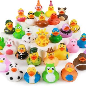 Paquete de 30 patos de goma para Jeeps Ducking, pato flotante a granel de 2.3 pulgadas para niños.
