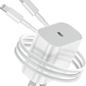 Cargador para iPhone, bloque de carga rápida, enchufe de pared tipo C de 20 W.
