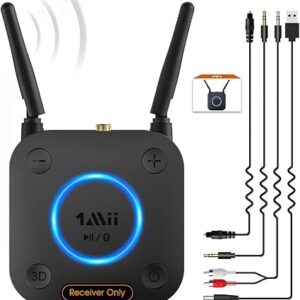 1Mii B06Pro Receptor Bluetooth de largo alcance, adaptador de audio inalámbrico HiFi.