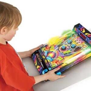 Fat Brain Toys Electronic Arcade Pinball - Máquina de pinball de mesa para niños mayores de 6 años