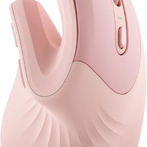 seenda Mouse ergonómico con Jiggler – Ratón vertical inalámbrico con conexión multidispositivo