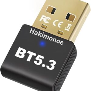 Adaptador USB Bluetooth 5.3 para PC, dongle inalámbrico para computadora portátil de escritorio.