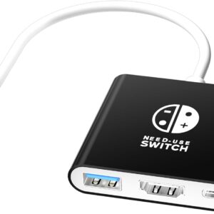 Switch Dock para Nintendo Switch y OLED, estación de acoplamiento para TV.