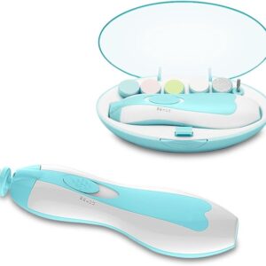 SONARIN Electric Baby Nail File,Eléctrico Lima de uñas del bebé,6 en 1 Baby Electric Nail File.