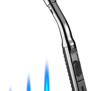Yeuligo Encendedores tipo antorcha, encendedor de butano de 7.6 pulgadas de largo.