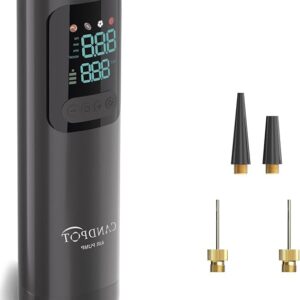 Bomba de aire portátil Bombas eléctricas de bola con indicador digital.